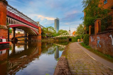 Castlefield, Manchester, İngiltere'de şehir içi koruma alanında