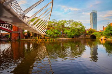 Castlefield, Manchester, İngiltere'de şehir içi koruma alanında