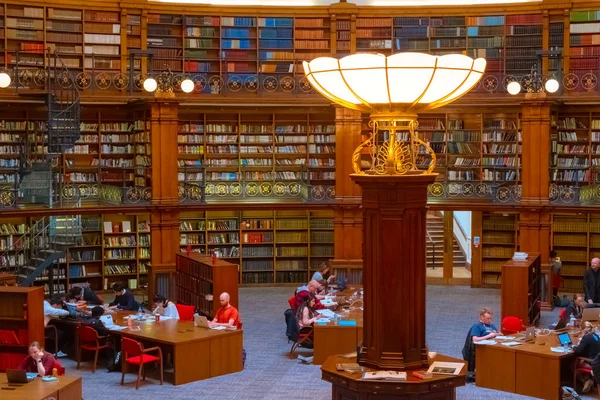 Liverpool May 2018 Picton Reading Room Liverpool Central Library Founded — стоковое фото