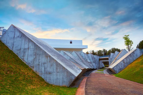 Tokyo Japan April 2018 Aomori Museum Art Houses Both Temporary — Stock Photo, Image