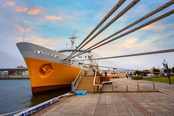 Nave Commemorativa Hakkoda Maru Nella Città Aomori Giappone — Foto Stock