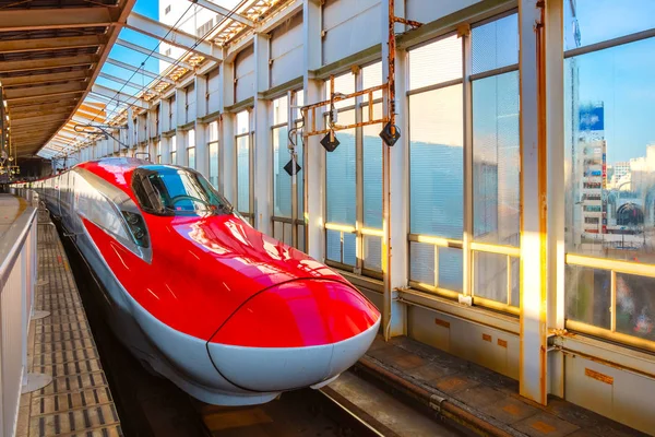 Tokyo Japan April 2018 Japanese Shinkansen High Speed Train Komachi — Stock Photo, Image