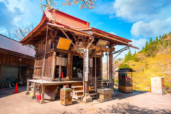 Aizu Sazaedo Tempel Fukushima Japan — Stockfoto