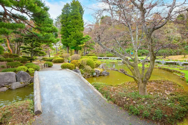 Der Fujita Memorial Japanischer Garten Hirosaki Japan — Stockfoto