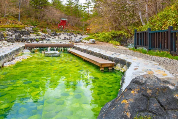 Hermoso Paisaje Del Parque Sainokawara Las Aguas Termales Kusatsu Onsen — Foto de Stock