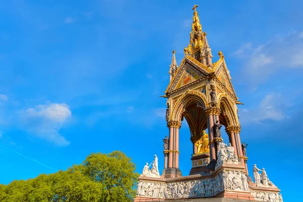 Das Albert Denkmal Kensington Garden London — Stockfoto