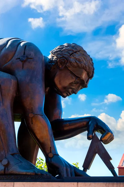 Escultura Newton Biblioteca Britânica Londres Reino Unido — Fotografia de Stock