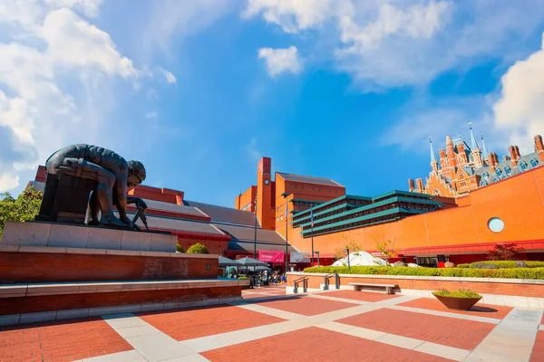 London Storbritannien Maj 2018 British Library Nationalbiblioteket Och Största Nationalbiblioteket — Stockfoto