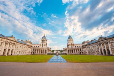 Greenwich Park, Londra, İngiltere'de eski Kraliyet Deniz üniversitede