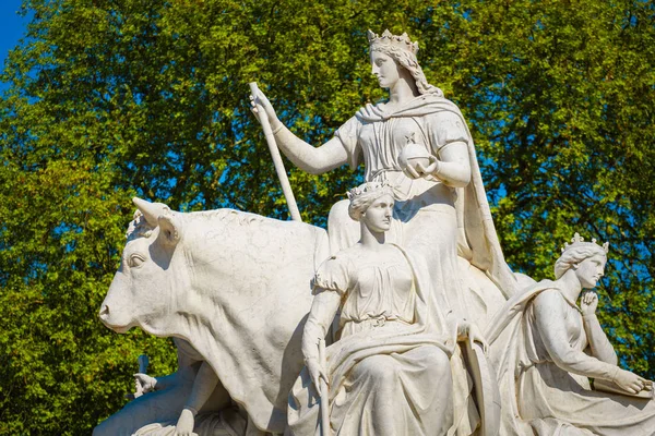 Het Albert Memorial Kensington Gardens Londen Verenigd Koninkrijk — Stockfoto