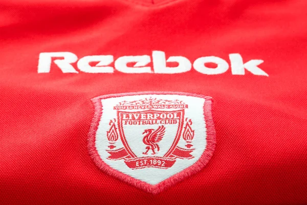 Bangkok Tailândia Janeiro 2019 Close Camisa Futebol Liverpool Por Volta — Fotografia de Stock