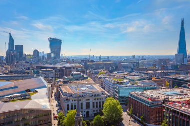 Londra cityscape taş Galeri St Paul's Katedrali görünümünü