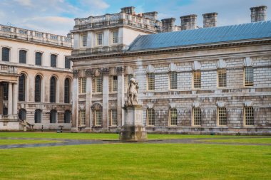 Greenwich, Londra, İngiltere'de eski Kraliyet Deniz üniversitede