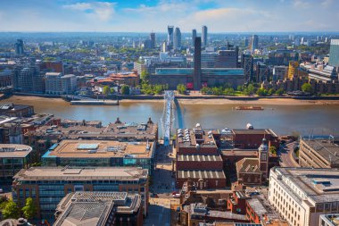 Londra cityscape Golden Galeri St Paul's Katedrali görünümünü
