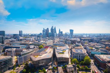 Londra cityscape Golden Galeri St Paul's Katedrali görünümünü
