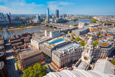 Londra cityscape Golden Galeri St Paul's Katedrali görünümünü