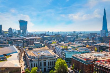 Londra cityscape taş Galeri St Paul's Katedrali görünümünü