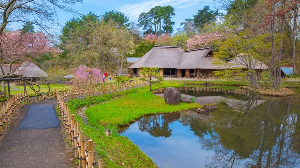 Michinoku Folklore Village en Kitakami, Japón — Foto de Stock