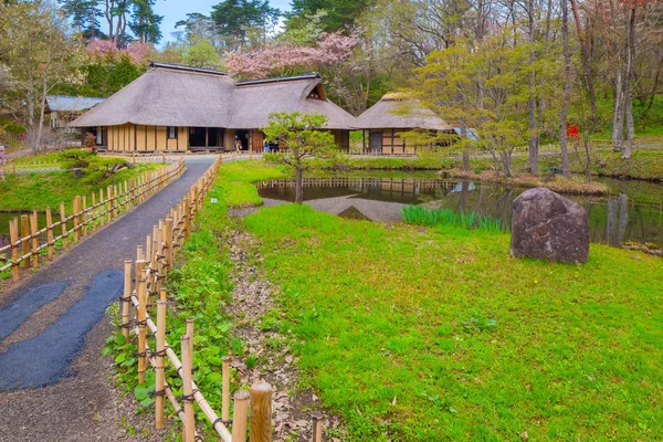 Michinoku Folklore Village w Kitakami, Japonia — Zdjęcie stockowe