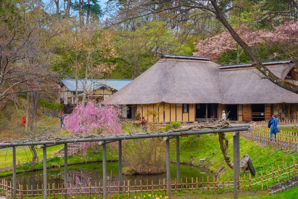 Michinoku Folklore Village en Kitakami, Japón — Foto de Stock