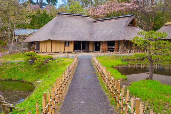 Michinoku Folklore Village w Kitakami, Japonia — Zdjęcie stockowe