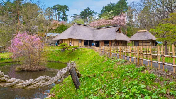 Michinoku Folklore Village w Kitakami, Japonia — Zdjęcie stockowe