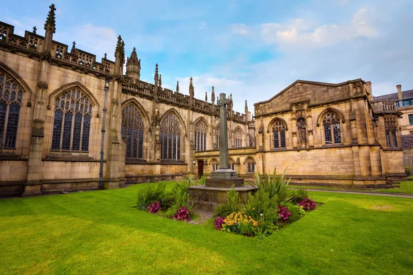 Catedral de Manchester en Manchester, Reino Unido — Foto de Stock