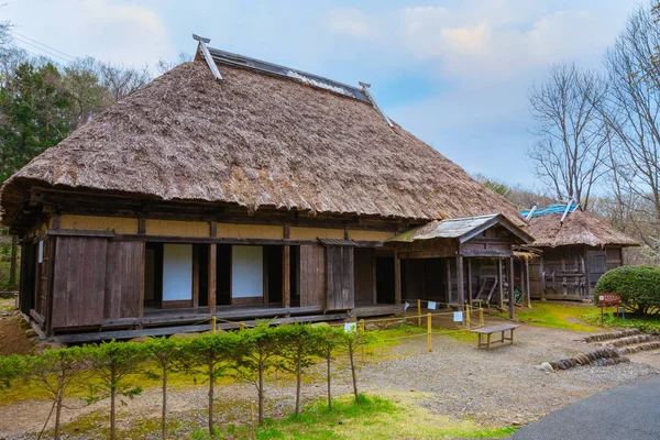 Folklorní obec michinoku v Kitakami v Japonsku — Stock fotografie