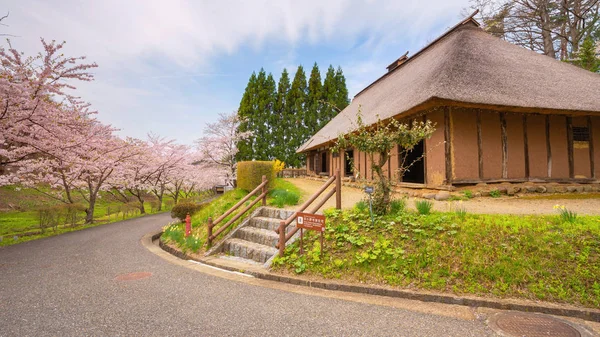 Michinoku Folklore Village em Kitakami, Japão — Fotografia de Stock