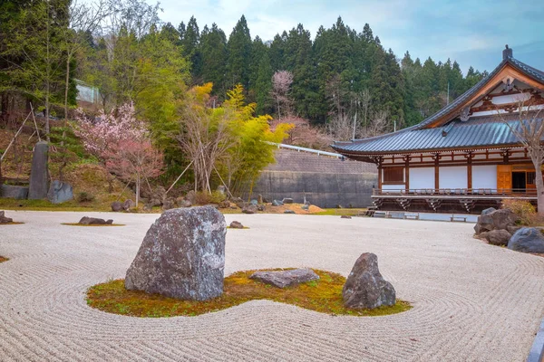 Rock Garden w: Seiryu-ji Buddhist Temple in Aomori, Japan — Zdjęcie stockowe