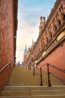 Londra, İngiltere 'deki St Pancras istasyonu.