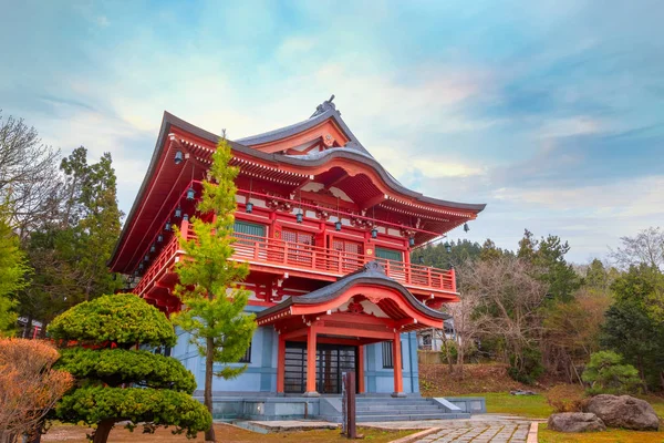 Daishido Hall al tempio buddista Seiryu-ji ad Aomori, Giappone — Foto Stock