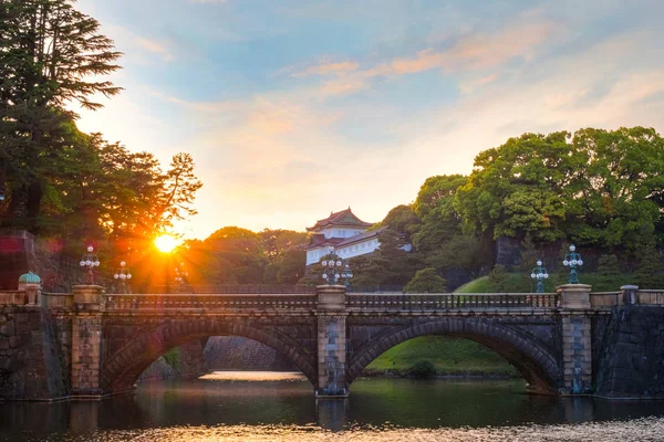 Nijubashi bridge in front of Tokyo Imperial palace in Japan