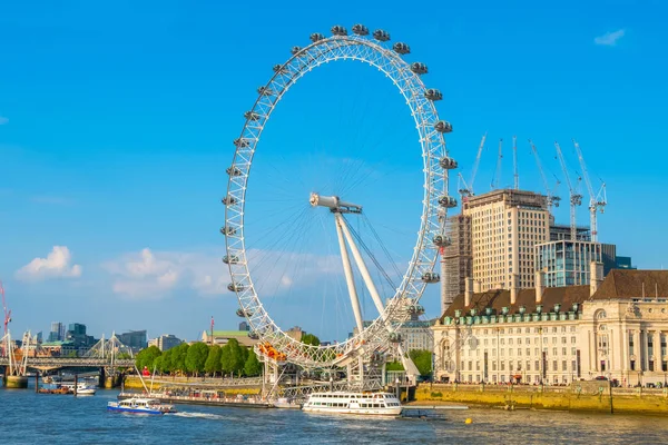 The London Eye en Londres, Reino Unido — Foto de Stock