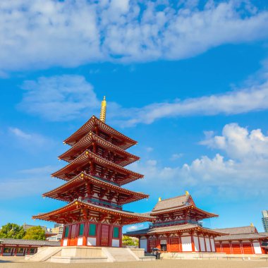 Osaka, Japonya shitenno-ji Tapınağı