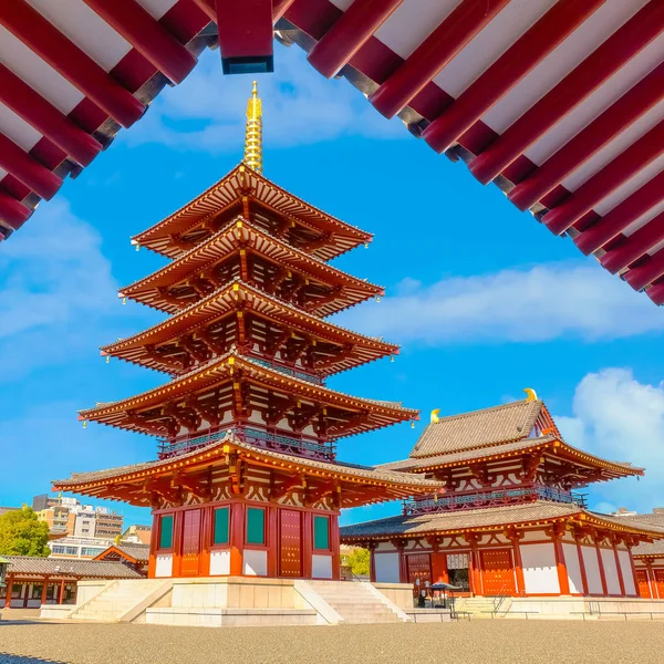 Osaka, Japonya shitenno-ji Tapınağı — Stok fotoğraf