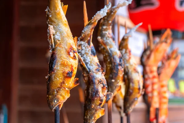 Geleneksel Japon ızgara balık — Stok fotoğraf