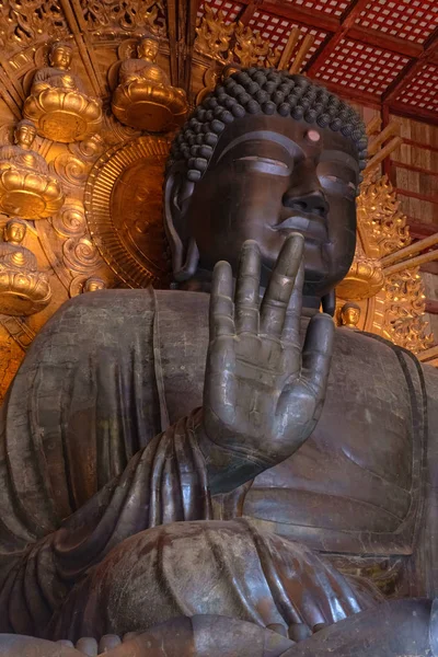 Todaiji Daibutsu en Todaiji Temple en Nara, Japón — Foto de Stock