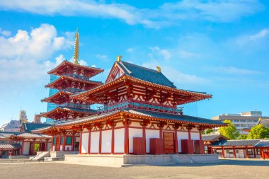 Osaka, Japonya shitenno-ji Tapınağı