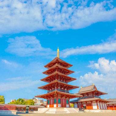 Osaka, Japonya shitenno-ji Tapınağı