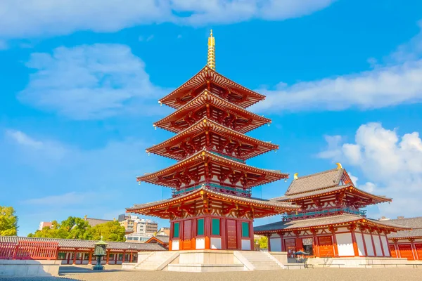 Osaka, Japonya shitenno-ji Tapınağı — Stok fotoğraf