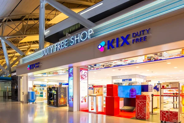 Kansai uluslararası havaalanında Kix duty free area
