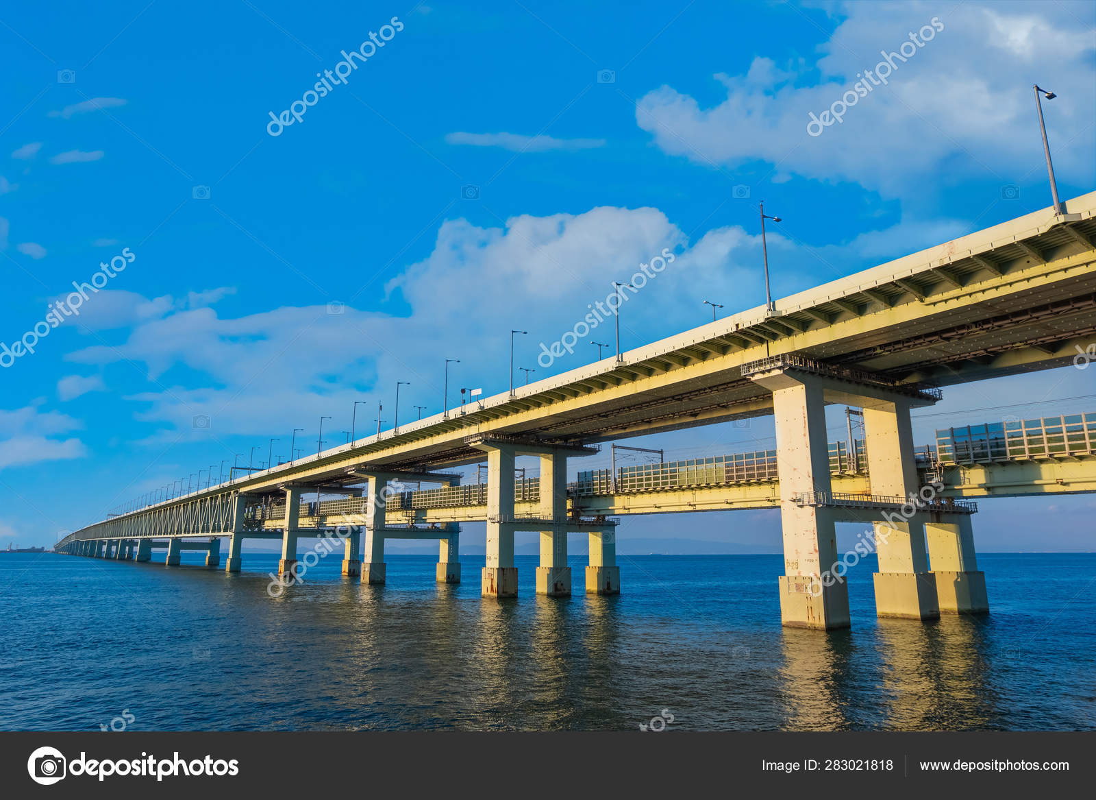 Sky Gate Bridge R Connects Kansai International Airport Of Osaka To The Osaka Mainland Stock Photo Image By C Cowardlion Sky Gate Bridge R Connects Kansai International Airport Of Osaka To The Osaka Mainland Stock Photo Image By C Cowardlion