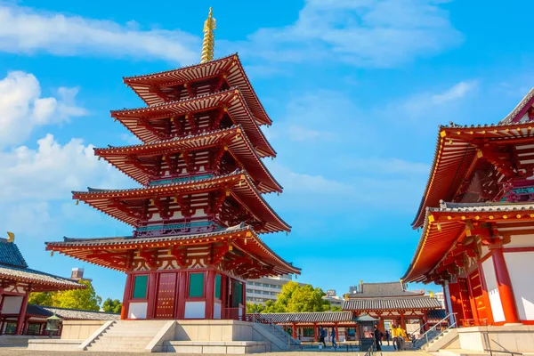 Osaka, Japonya shitenno-ji Tapınağı — Stok fotoğraf