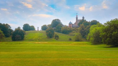 Londra, İngiltere - 21 Mayıs 2018: Greenwich Park eski bir av par