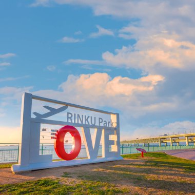 Osaka'daki Rinku Park, Japonya 