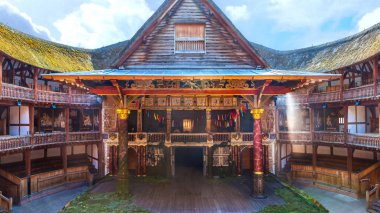 Shakespeare's Globe Londra'da, İngiltere