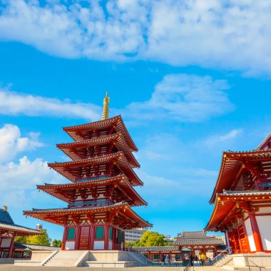 Osaka, Japonya shitenno-ji Tapınağı