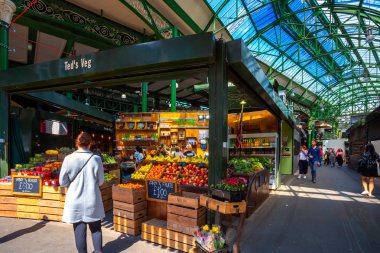 Borough Market Southwark, Londra, İngiltere 