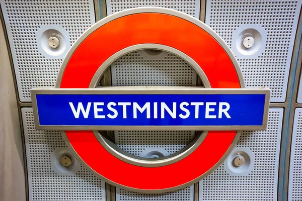 Estación de metro Westminster — Foto de Stock